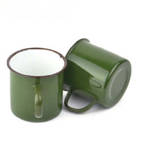 Load image into Gallery viewer, Vintage Style Enamel Cup Mug for Drinking Coffee Bear Tea Camping Hiking
