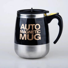 Load image into Gallery viewer, Caneca de café sterring automático caneca de café de aço inoxidável magnética capa leite misturando canecas elétrica preguiçoso inteligente abanador xícara de café e canecas
