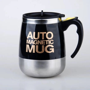 Caneca de café sterring automático caneca de café de aço inoxidável magnética capa leite misturando canecas elétrica preguiçoso inteligente abanador xícara de café e canecas