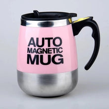 Load image into Gallery viewer, Caneca de café sterring automático caneca de café de aço inoxidável magnética capa leite misturando canecas elétrica preguiçoso inteligente abanador xícara de café e canecas
